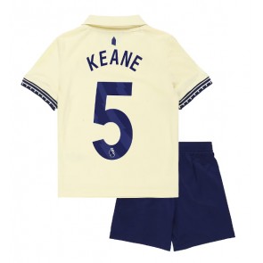 Everton Michael Keane #5 Replika Babytøj Udebanesæt Børn 2025-26 Kortærmet (+ Korte bukser)